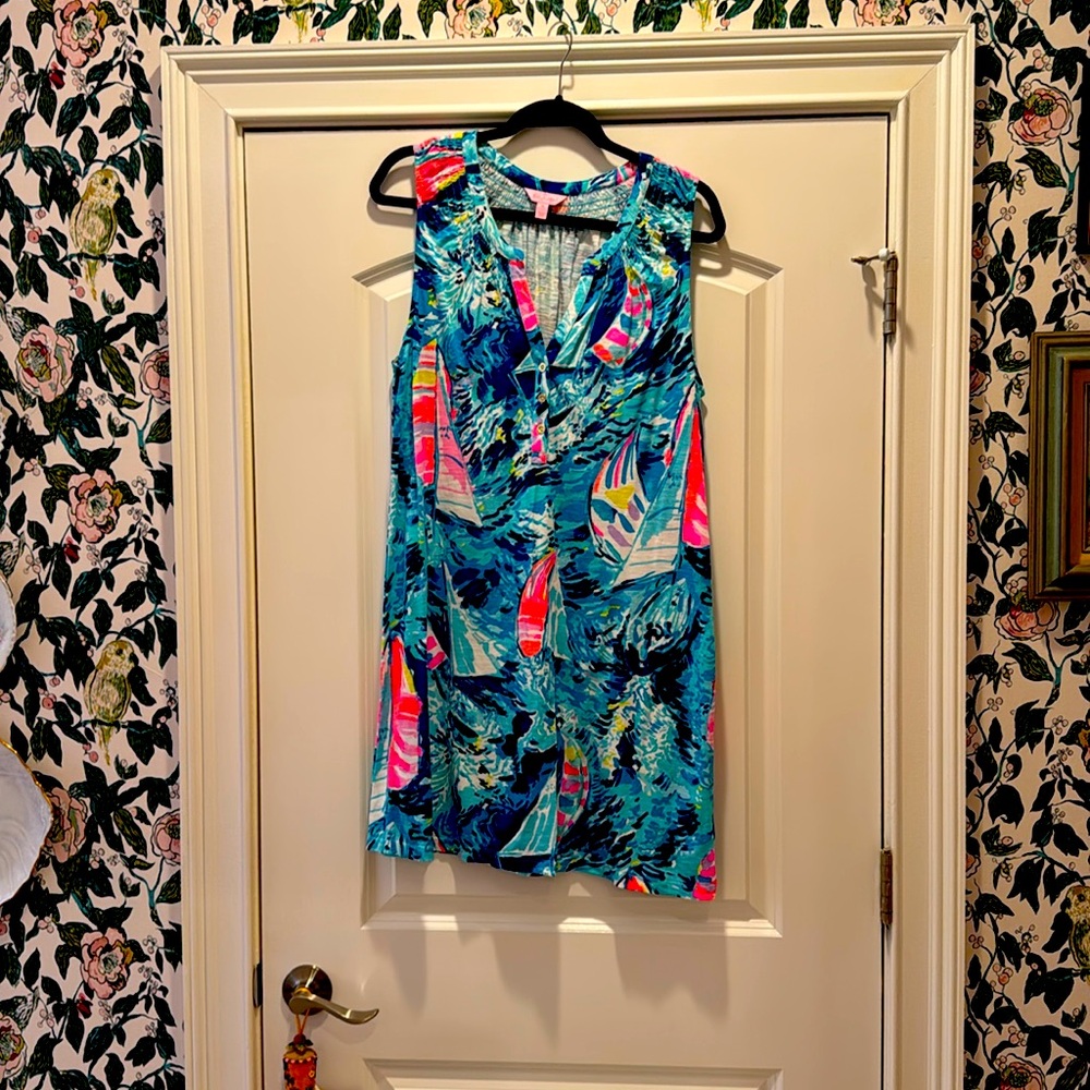 Lilly Pulitzer - Hey Bay Bay Essie Dress - XL